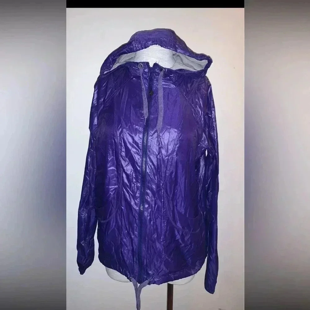 Athleta Purple‎ Windbreaker Jacket SM